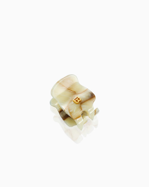 LE Acetate Pince à Cheveux Extra Small Marble